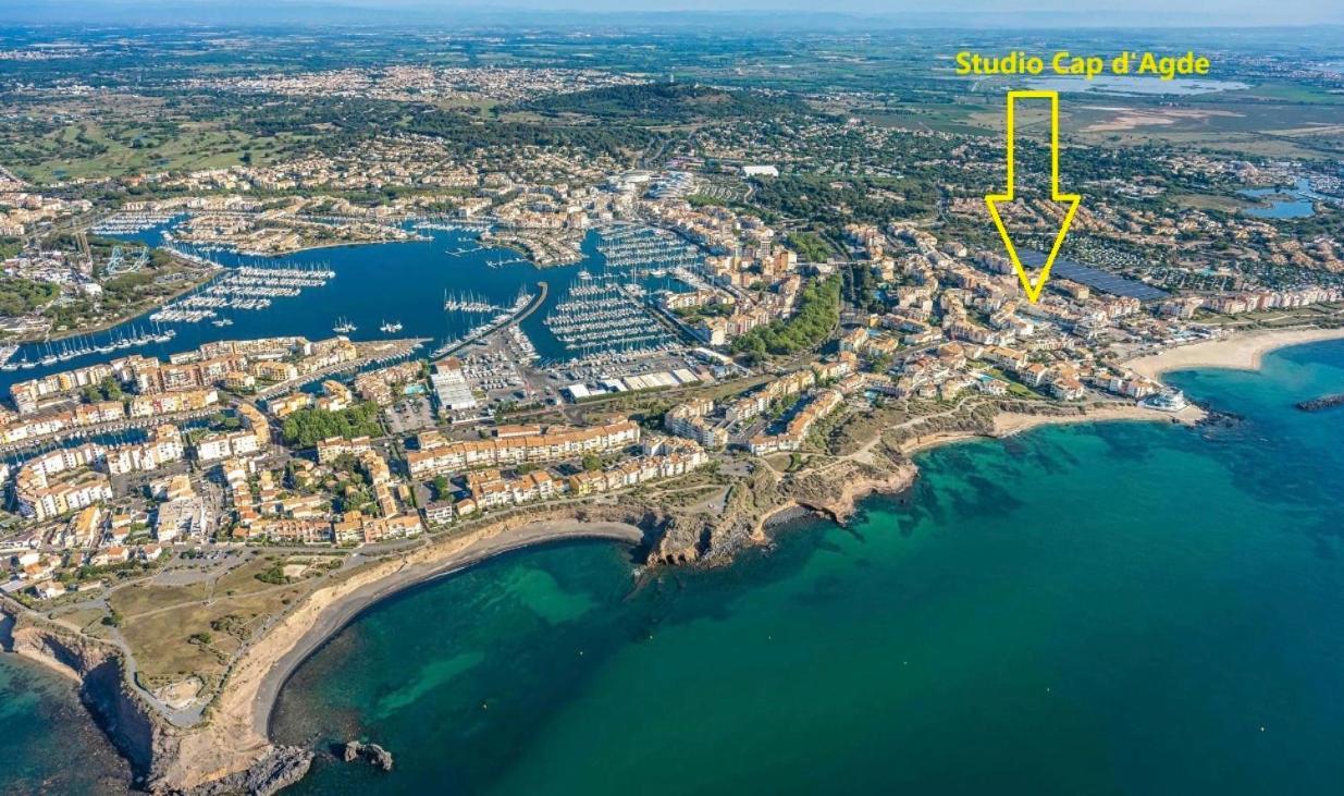 Joli Studio Proche Plage Du Mole Agde Eksteriør bilde