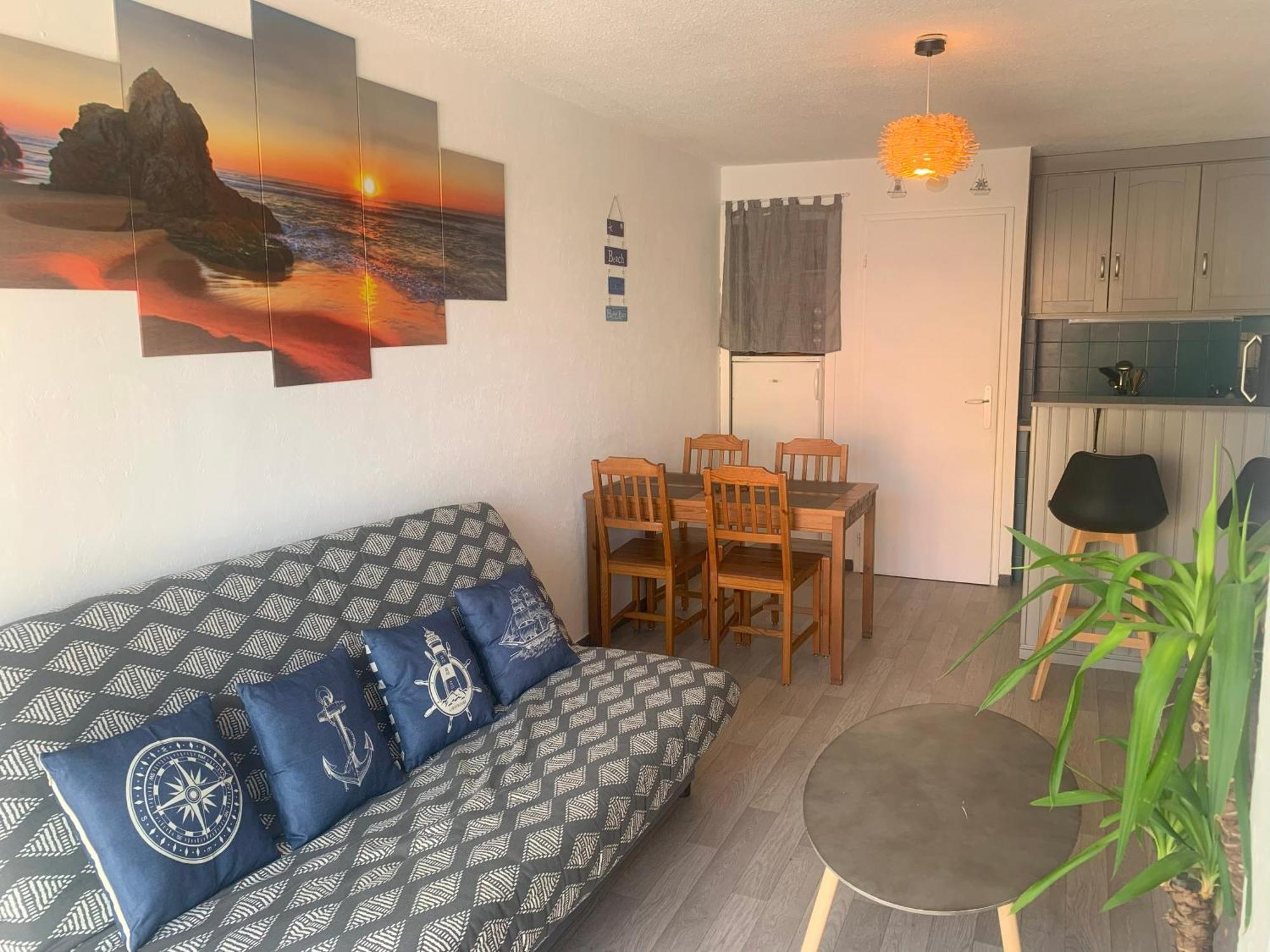 Joli Studio Proche Plage Du Mole Agde Eksteriør bilde
